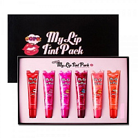 Тинт для губ Berrisom Oops! My Lip Tint Pack 6 оттенков оптом в Хабаровск 