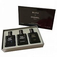 Парфюмерный набор Chanel Bleu De Chanel 3x30 ml оптом в Хабаровск 